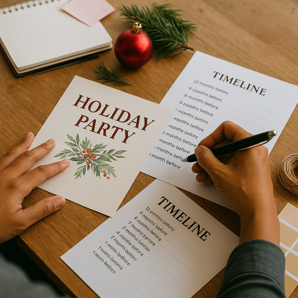 Corporate Holiday Party Planning Timeline for South Florida Companies