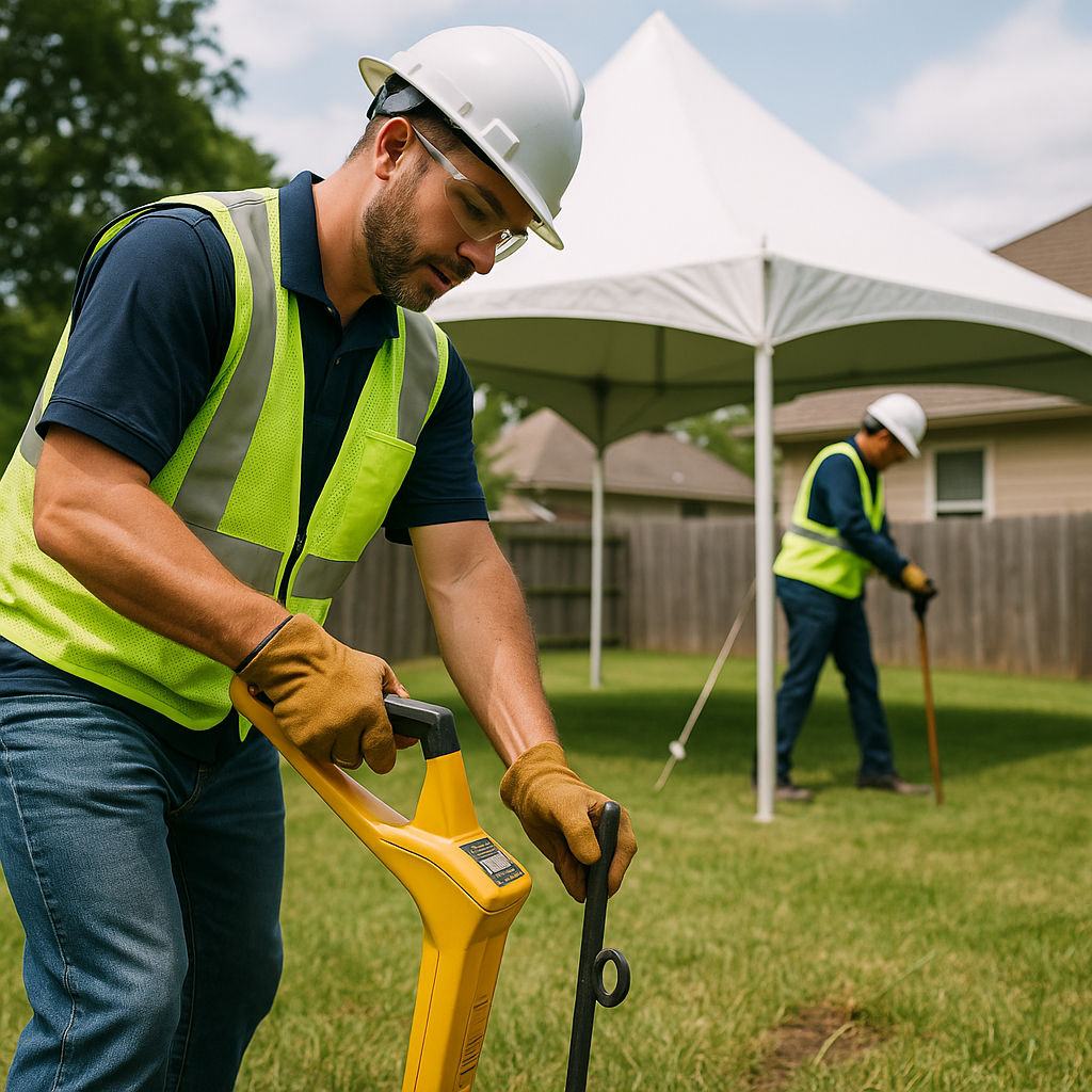 Call 811 Before You Stake: The Underground Lines Under Your Backyard Tent