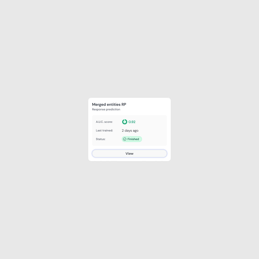 A UI component from Allyy's SaaS platform.