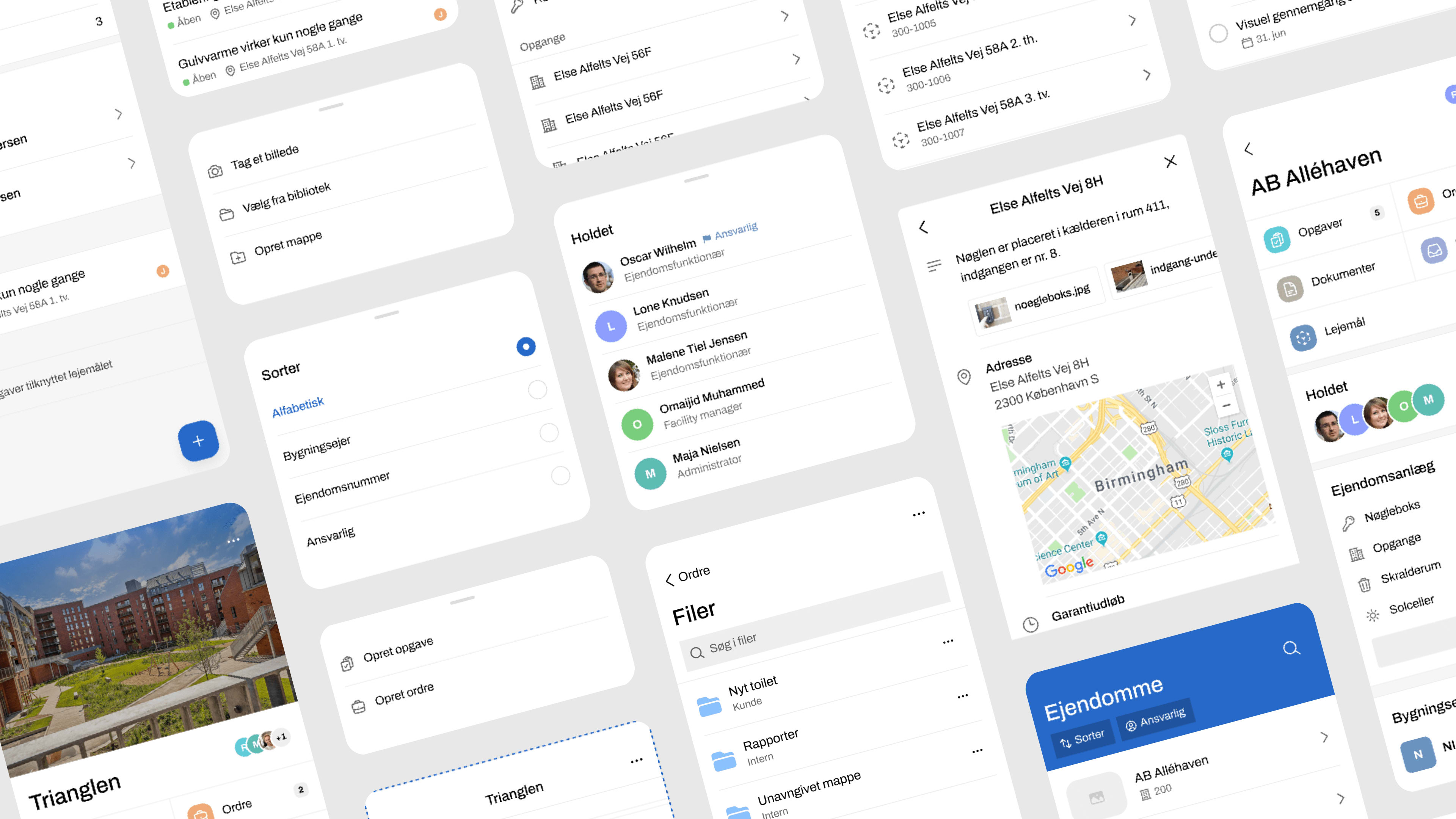 Design system components from the app screens.