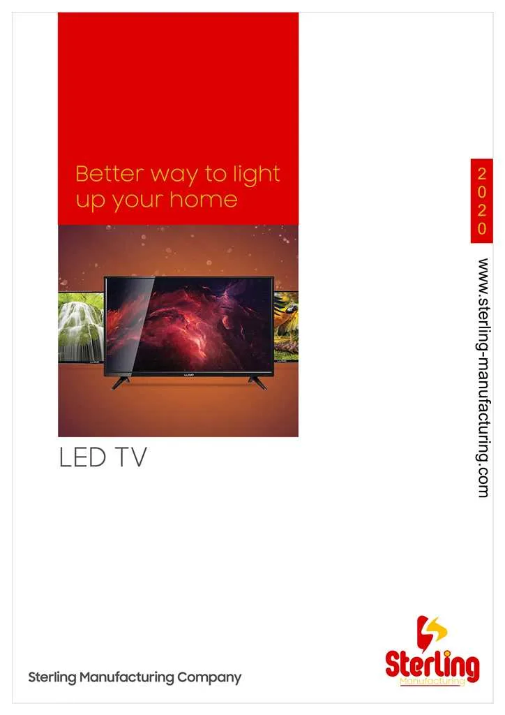 Sterling home LED TV broucher-min