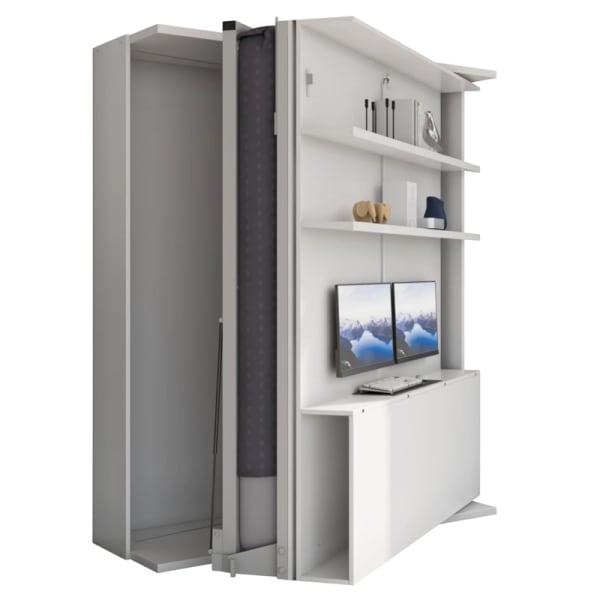 Cama abatible de oficina giratoria Compatto con escritorio de Mura Homes