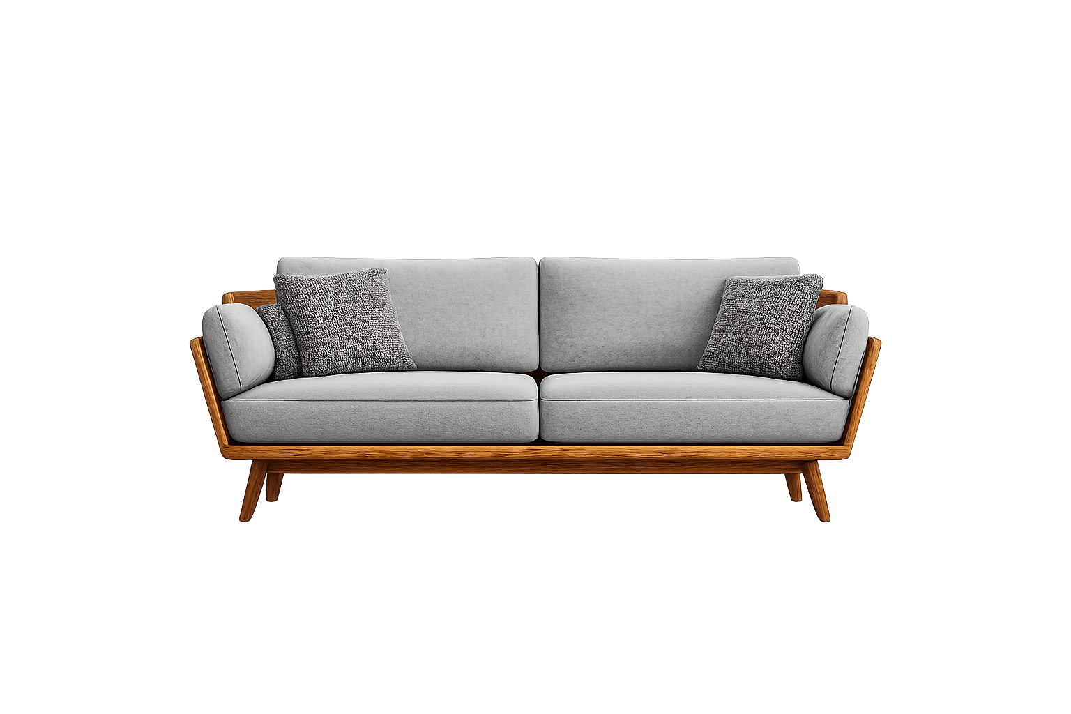 Nordic Horizon Oak Platform Sofa