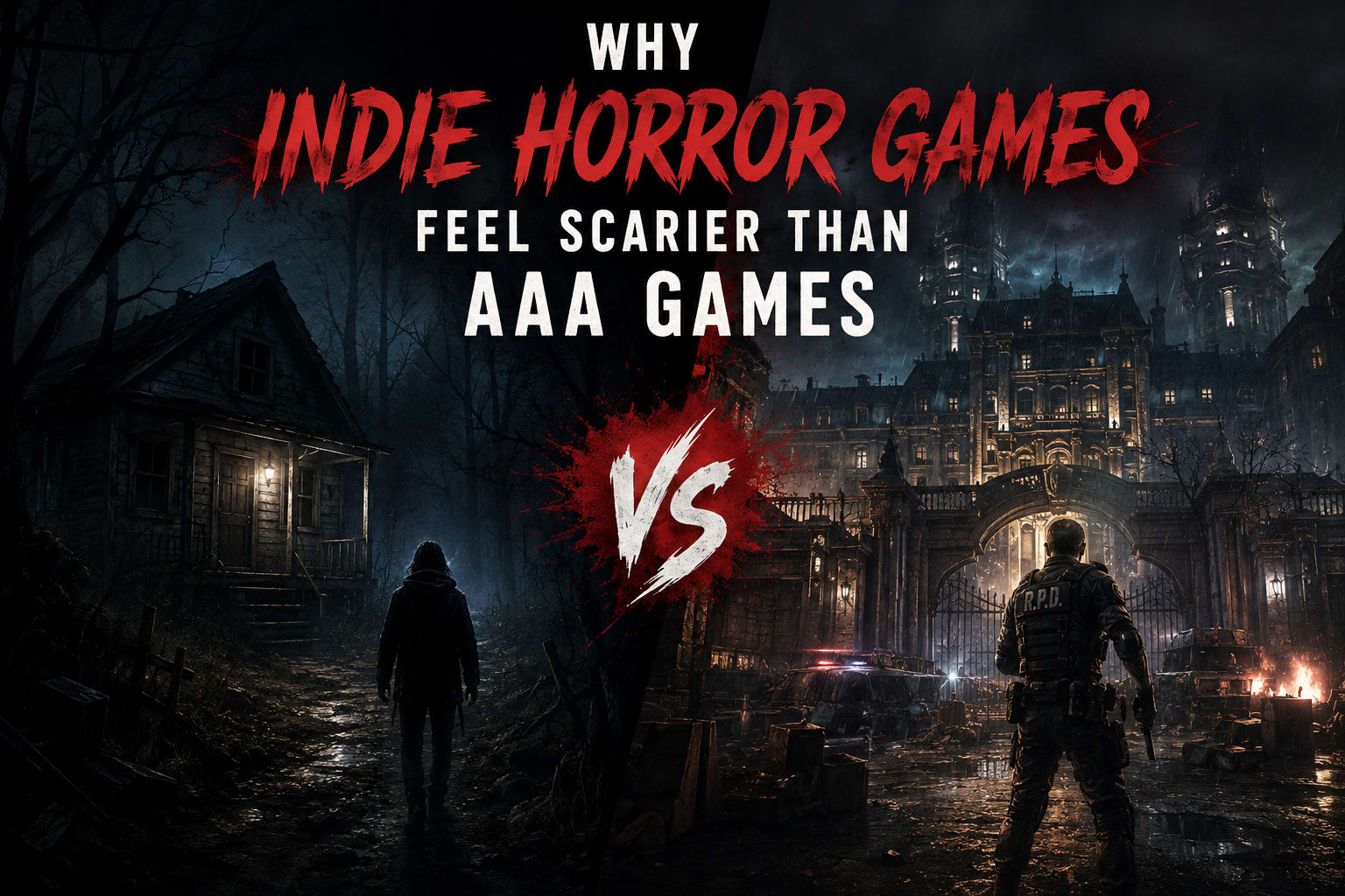 Why Indie Horror Games Feel Scarier Than AAA Games