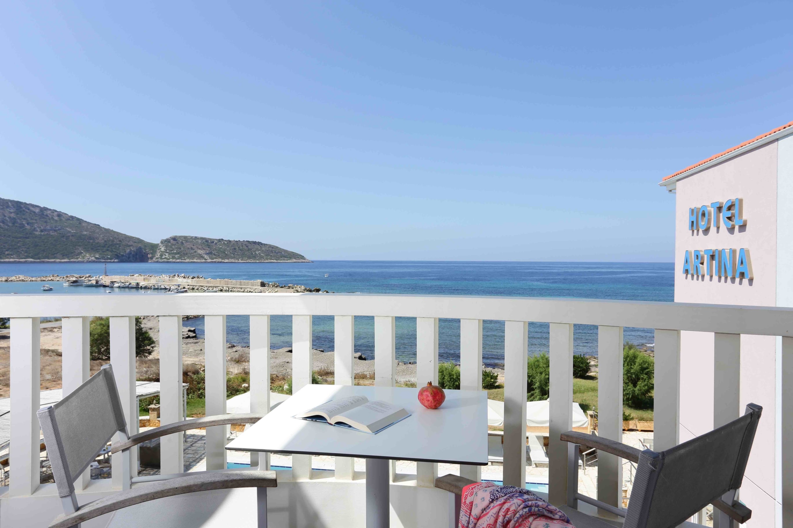 Terrace with sea view