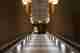 Looking along a walkway in the Barbican.