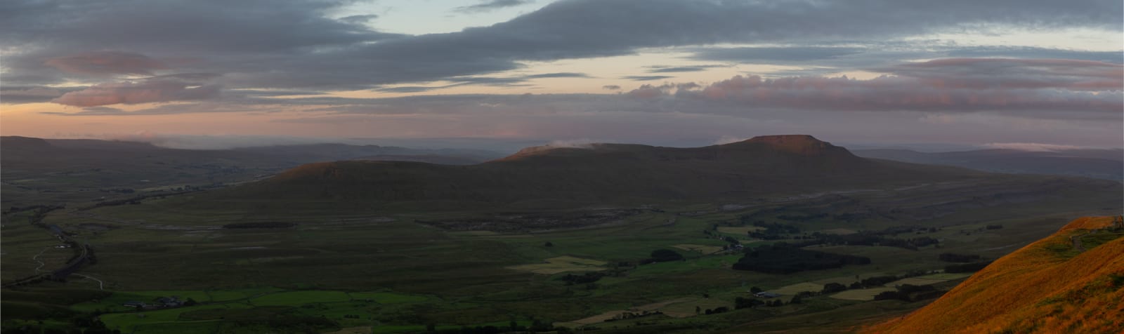 Dawn over Ingleborough