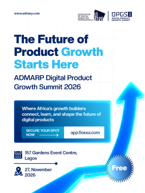 ADMARP Digital Product Growth Summit 2026 #DPGS2026 — Fri, 27 Nov 2026 in lagos