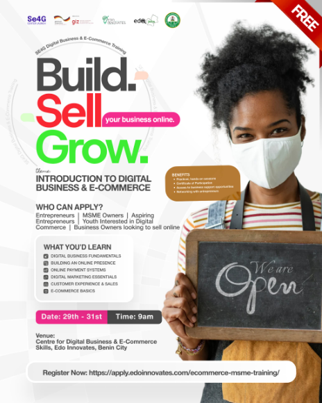 Introduction to Digital Business & E-Commerce — Wed, 29 Jul 2026 in Edo State