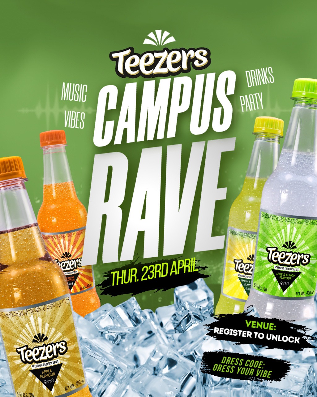 Teezers Campus Rave — Thu, 23 Apr 2026 in Lagos State