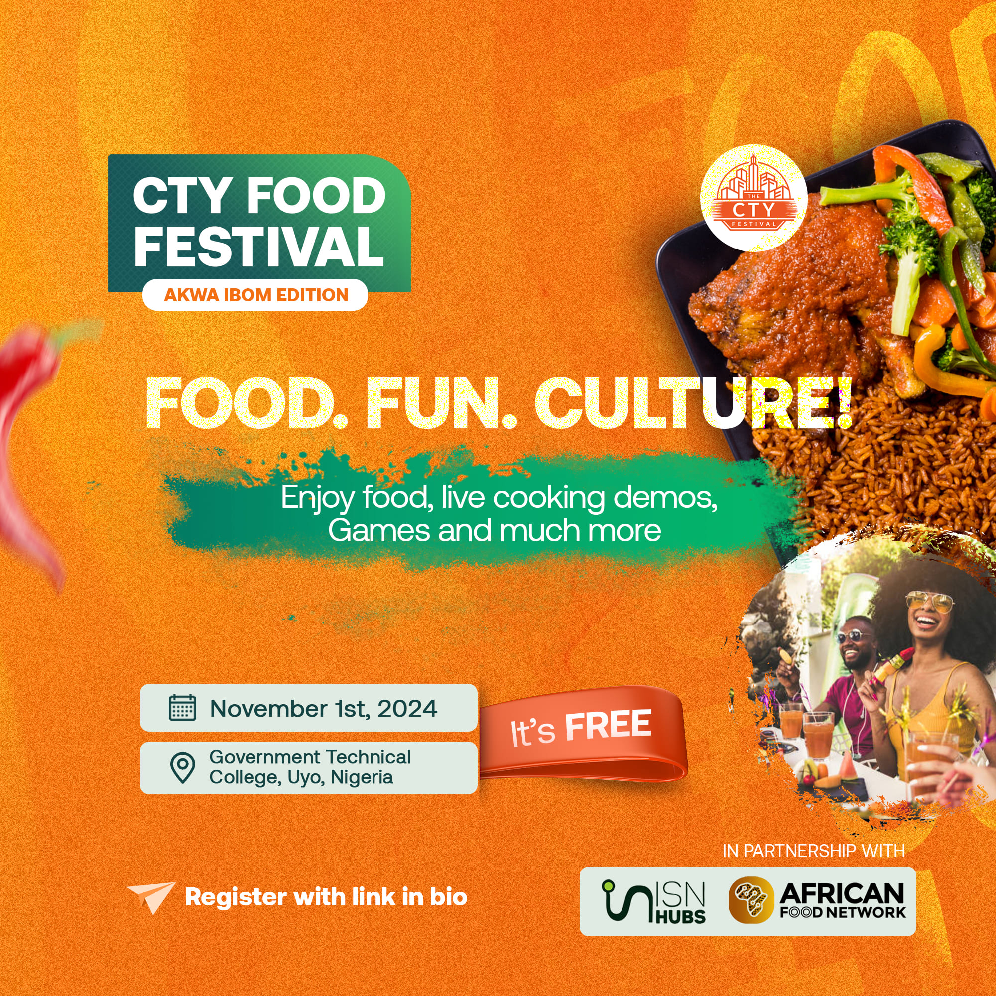 The CTY Festival 2024 — Fri, 1 Nov 2024 in Akwa Ibom State