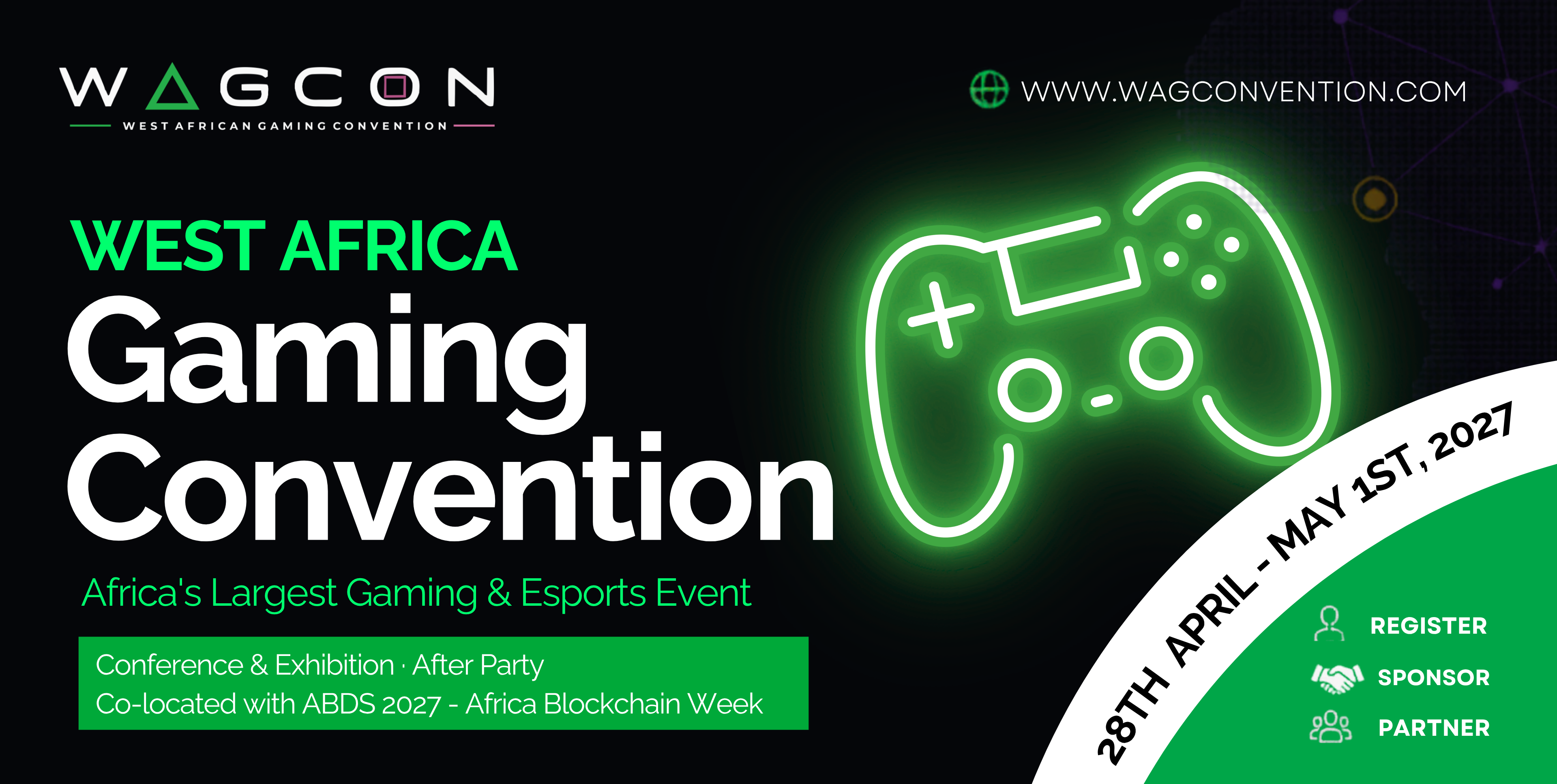 WAGCON - West African Gaming Convention — Wed, 28 Apr 2027 in Lagos