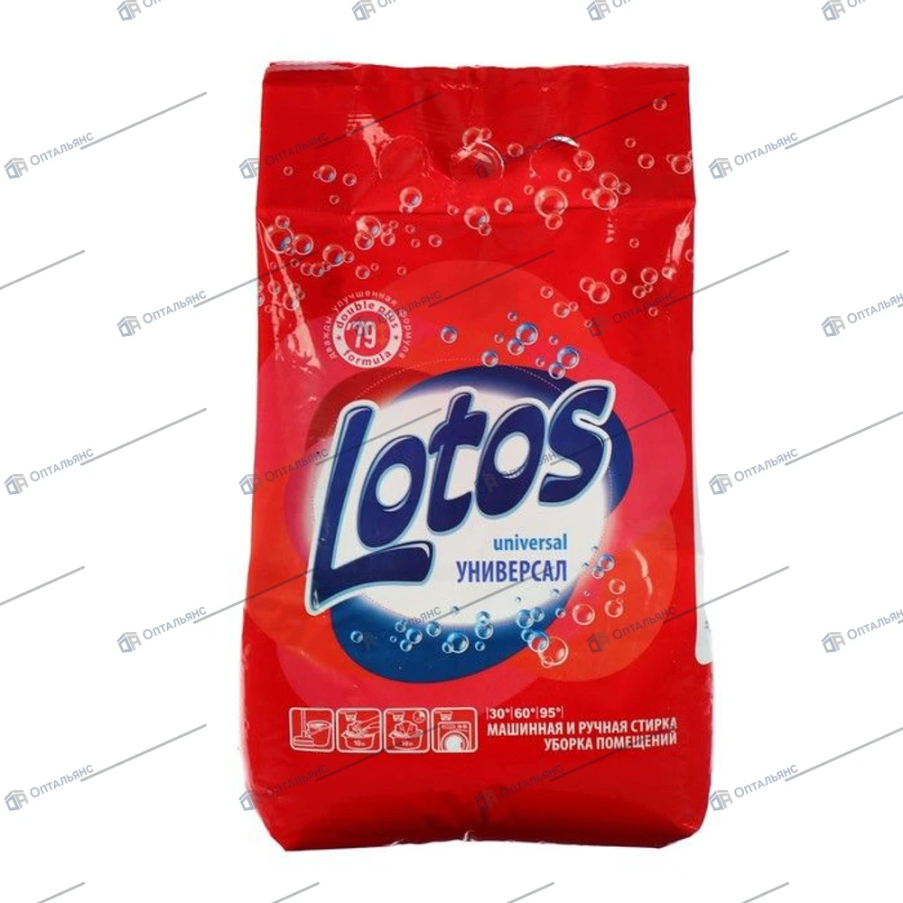 Стиральный порошок "Lotos" Universal 2,4 кг 1к5шт