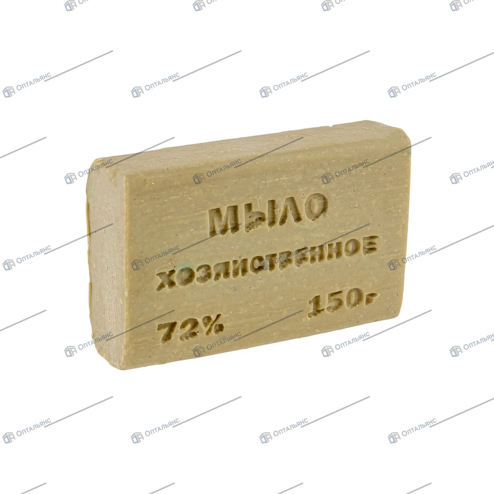 АМС Мыло хозяйственное 72% 150г 1кор/56шт