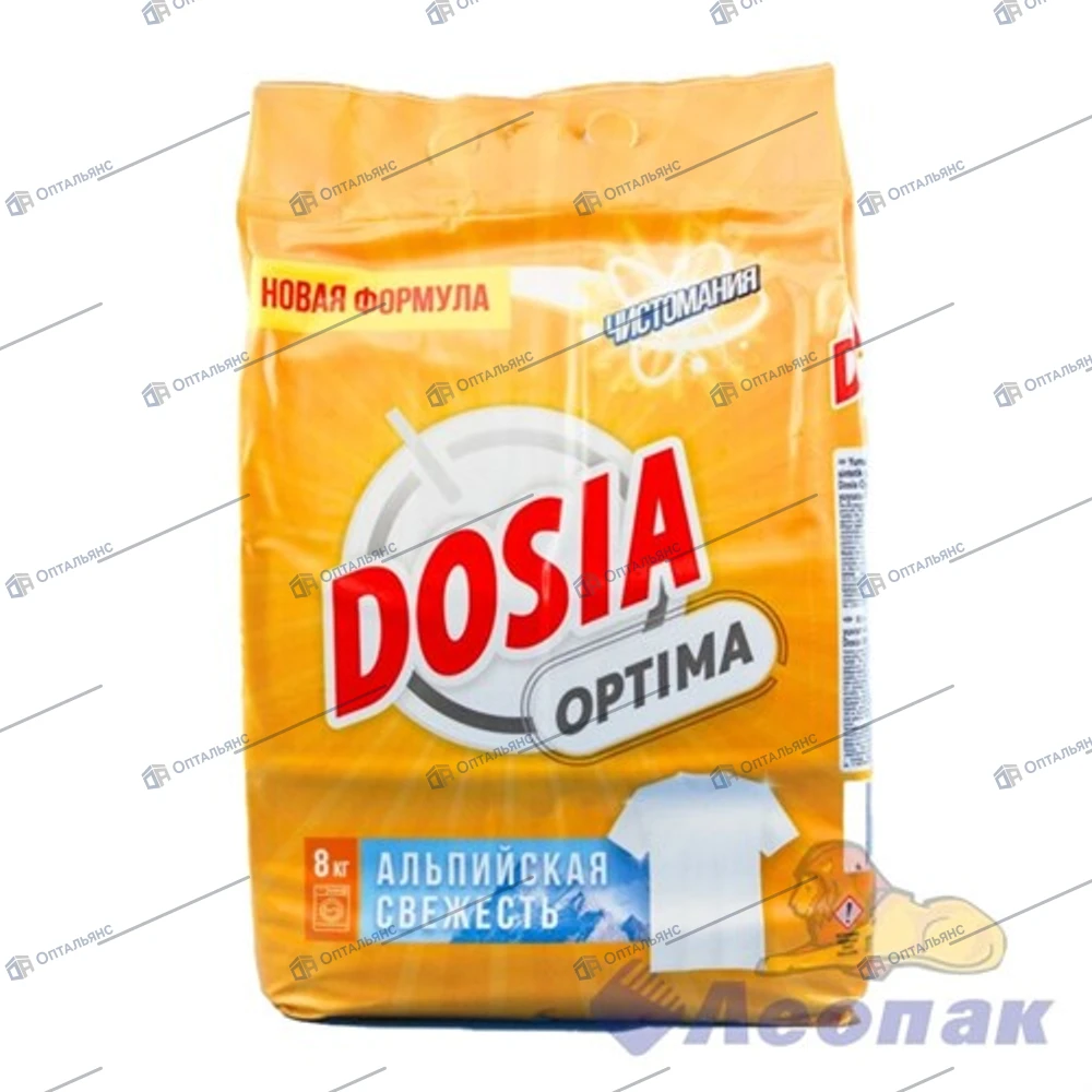ДОСЯ---стиральный порошок 8кг. 1шт.