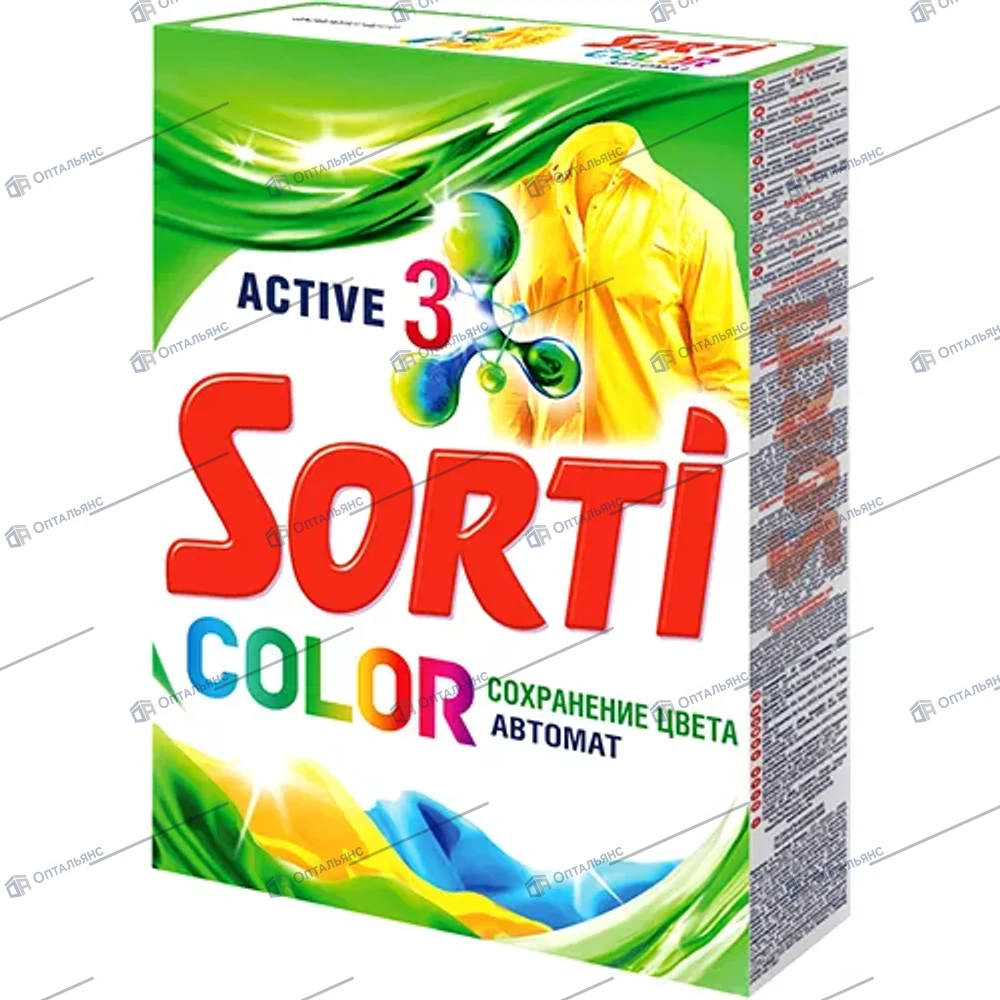 СОРТИ-автомат,стиральный порошок,350гр Колор,1уп/24шт