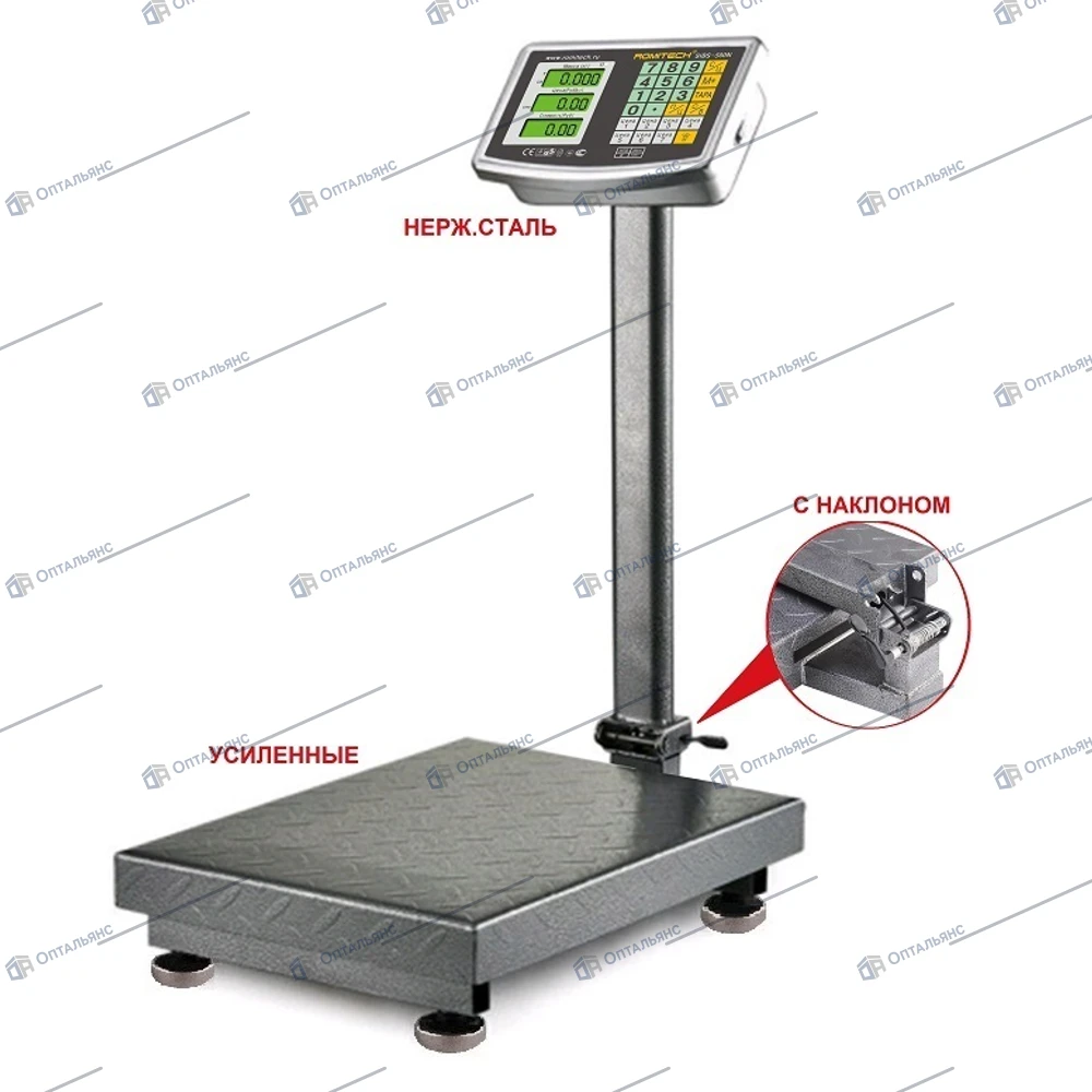 Весы счетные платформенные электронные 500кг ROMITECH SIBS-500 1шт.