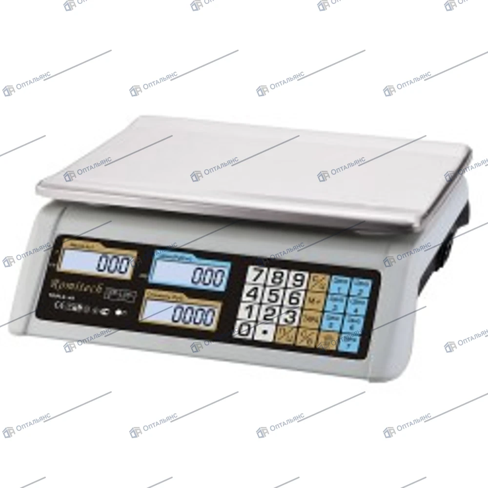 Весы счетные электронные с тремя источниками питания 40кг ROMITECH *TRIPLE-40* 1шт.
