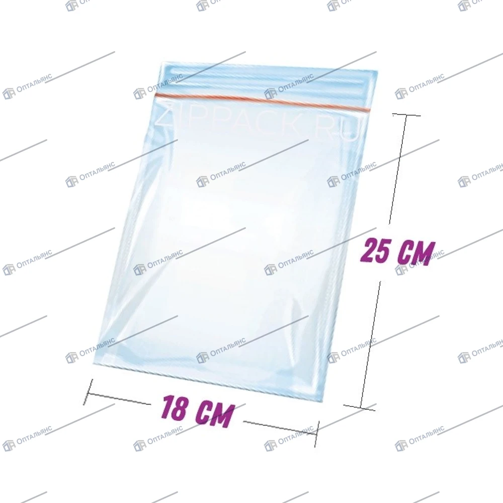 Пакет *Zip-Lock* 18х25 (1000шт)