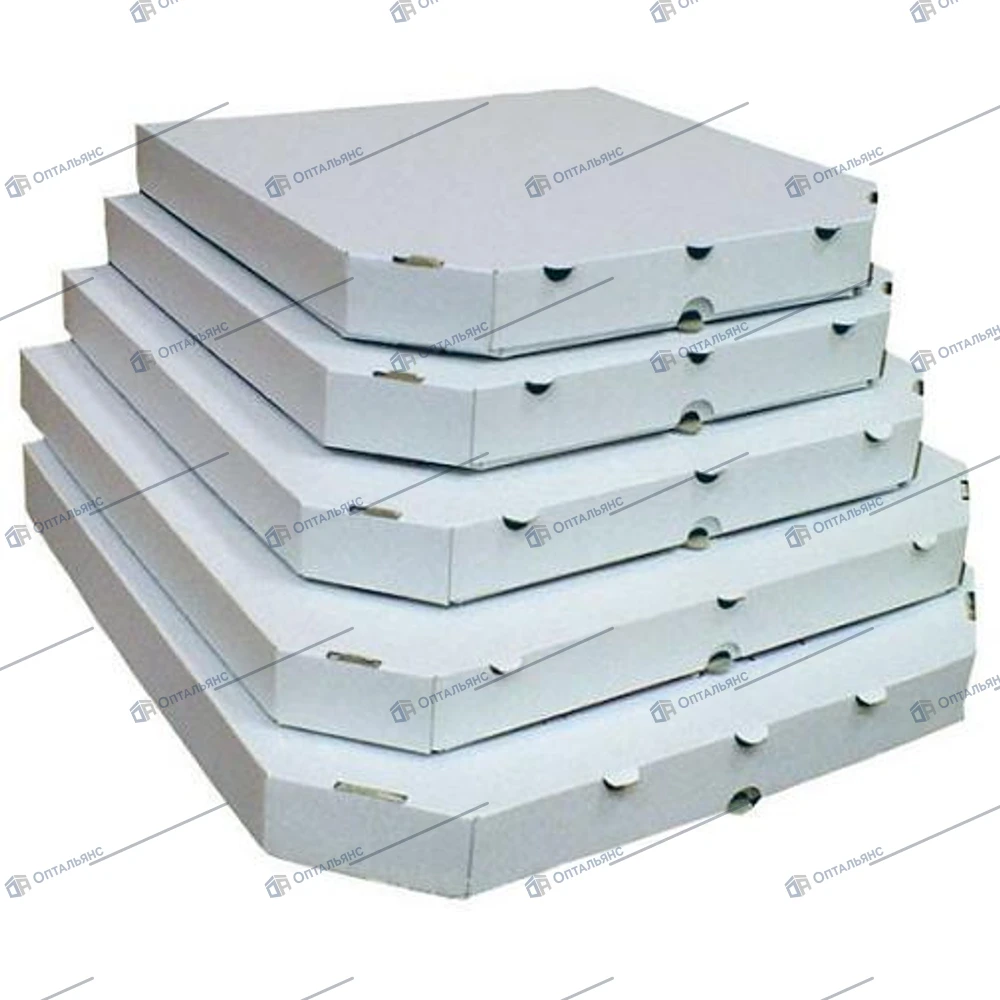 Коробки бумажные под пиццу,(340х340х45),1уп/50шт