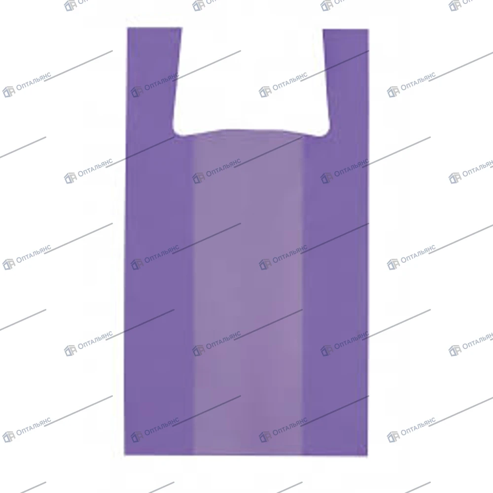 Пакет п/э типа майка,(24х44).ТГР 2,7 г,(Фиолетовый),1меш/4500шт. (60пач)