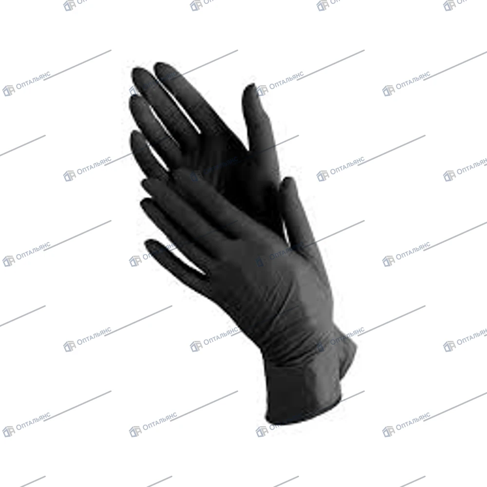 Перчатки GLOVES ЭЛЬС Черные XL 1пач/50пар