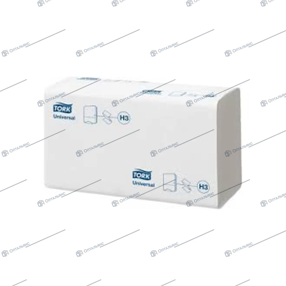 H3 Tork полотенца бумажная ZZ сложение,1пач/250лист. 23х23см. белые. 1кор/20пач.