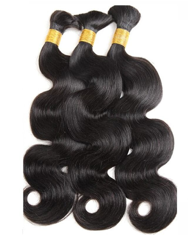 Indian Remy Texture Indian Remy Hair Bulk Body Wave | Double Drawn | 100% Remy Hair | 100g ...
