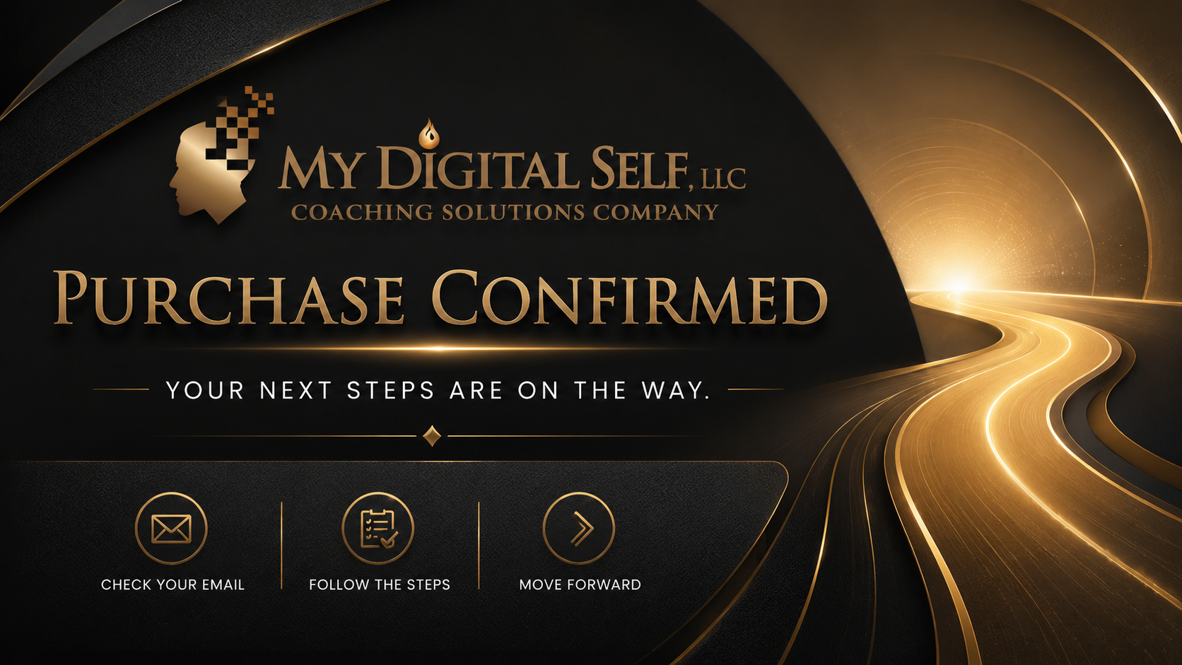 My Digital Self purchase confirmed