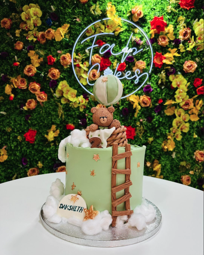 cake image of 6" / 6" (£75)