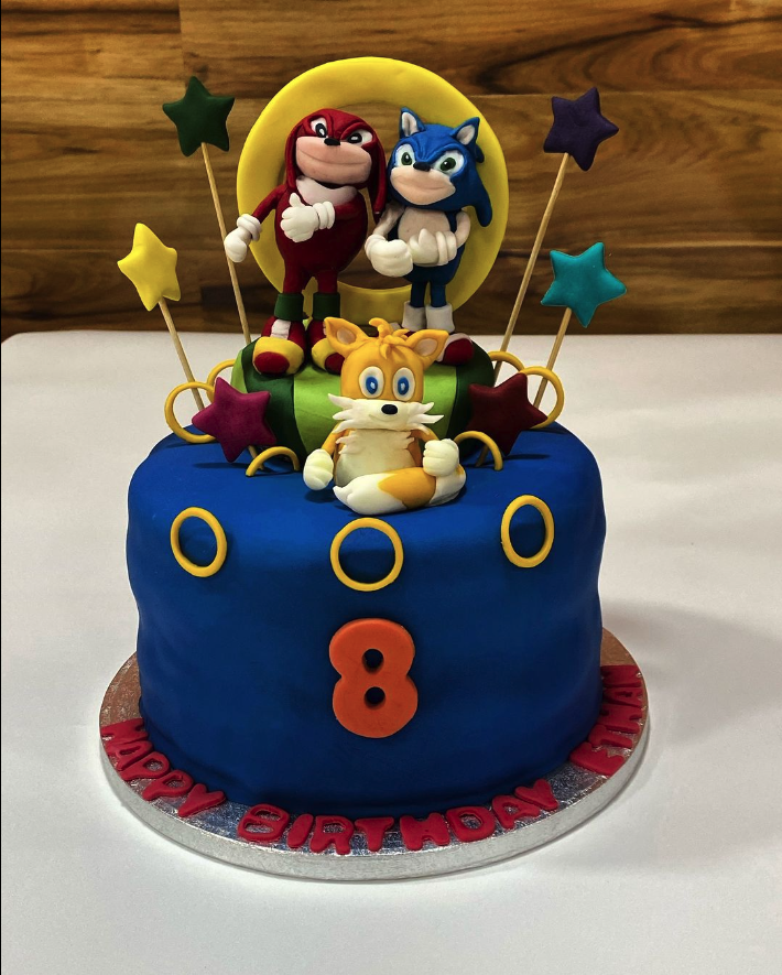 cake image of 6" / 4" (£75)