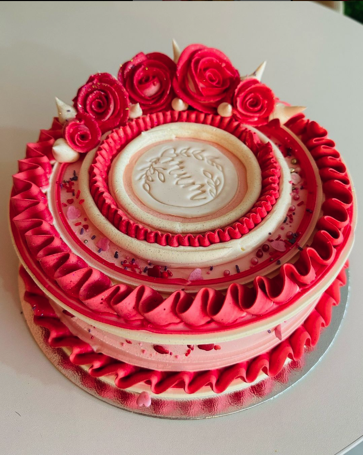 cake image of 8" / 4" (£45)