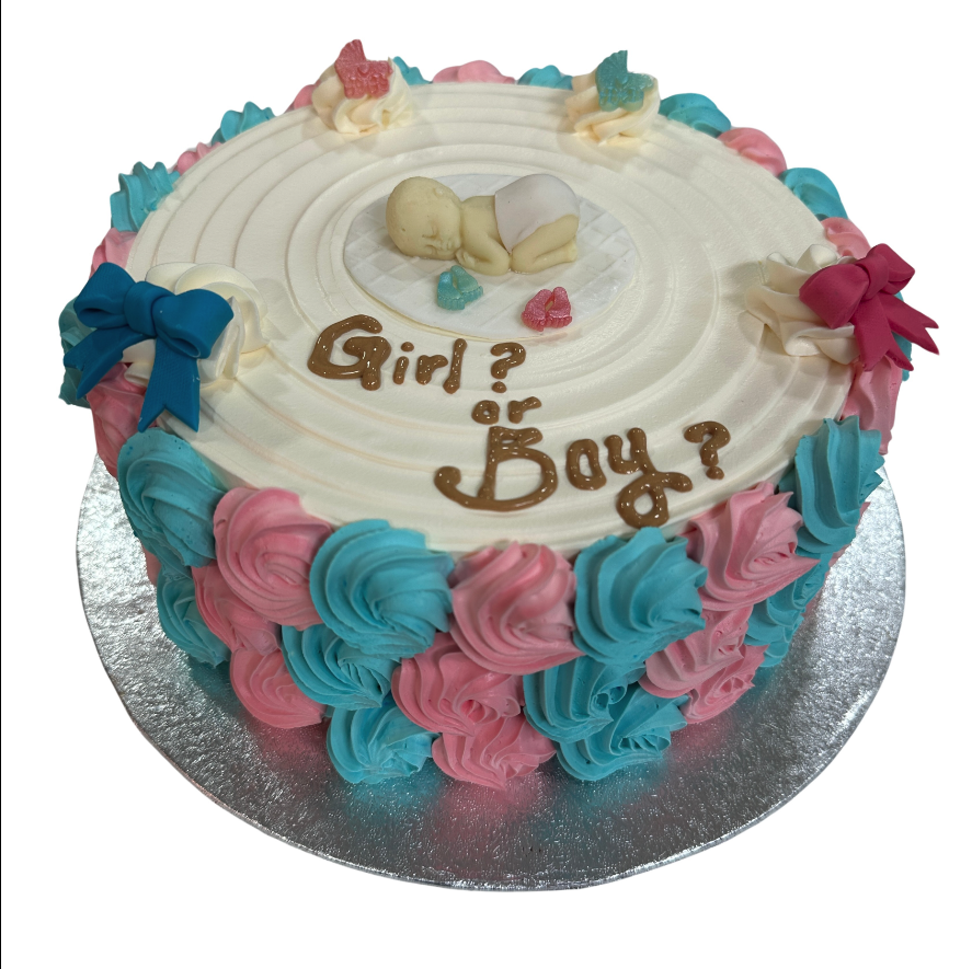 cake image of 8" / 4" (£45)