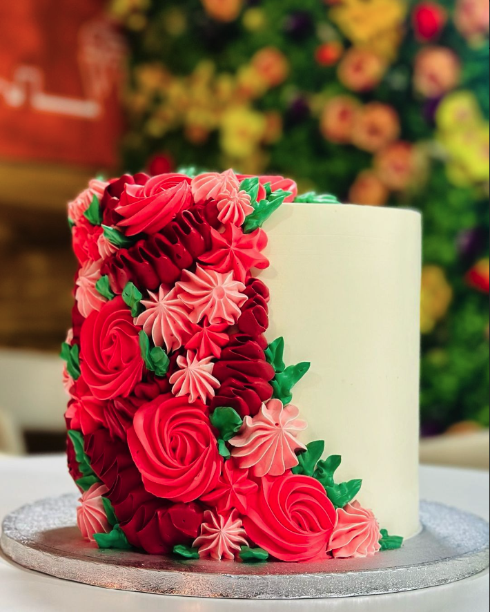 cake image of 8" / 4" (£45)