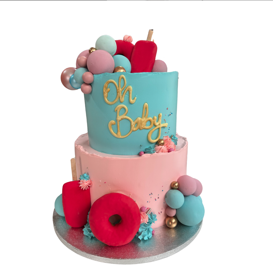 cake image of 10"/5" & 8"/5" - £145