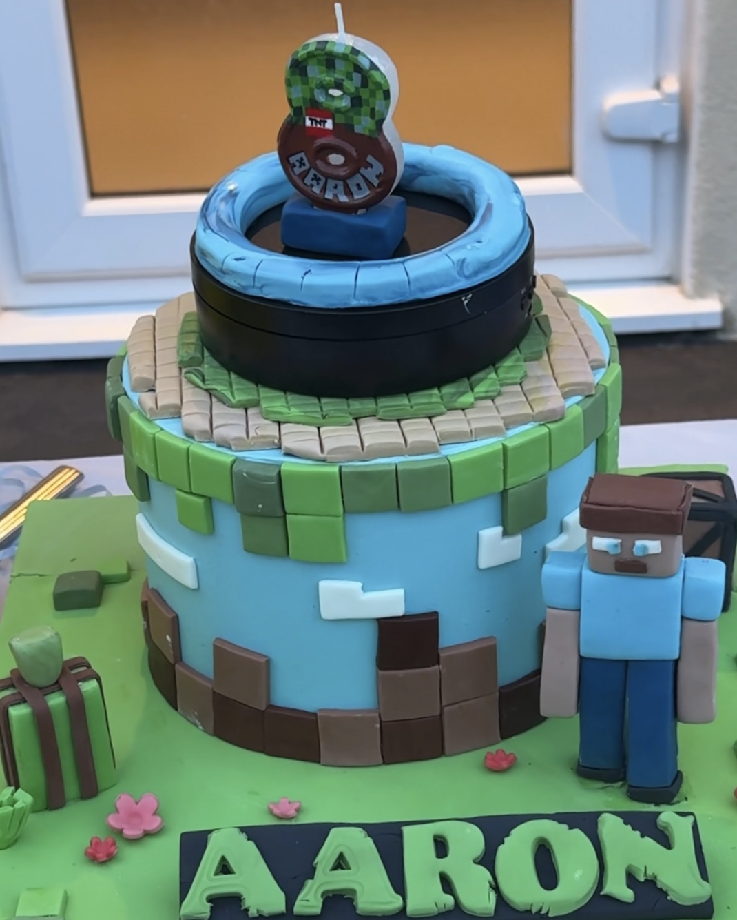 cake image of 8" / 5" (£125)