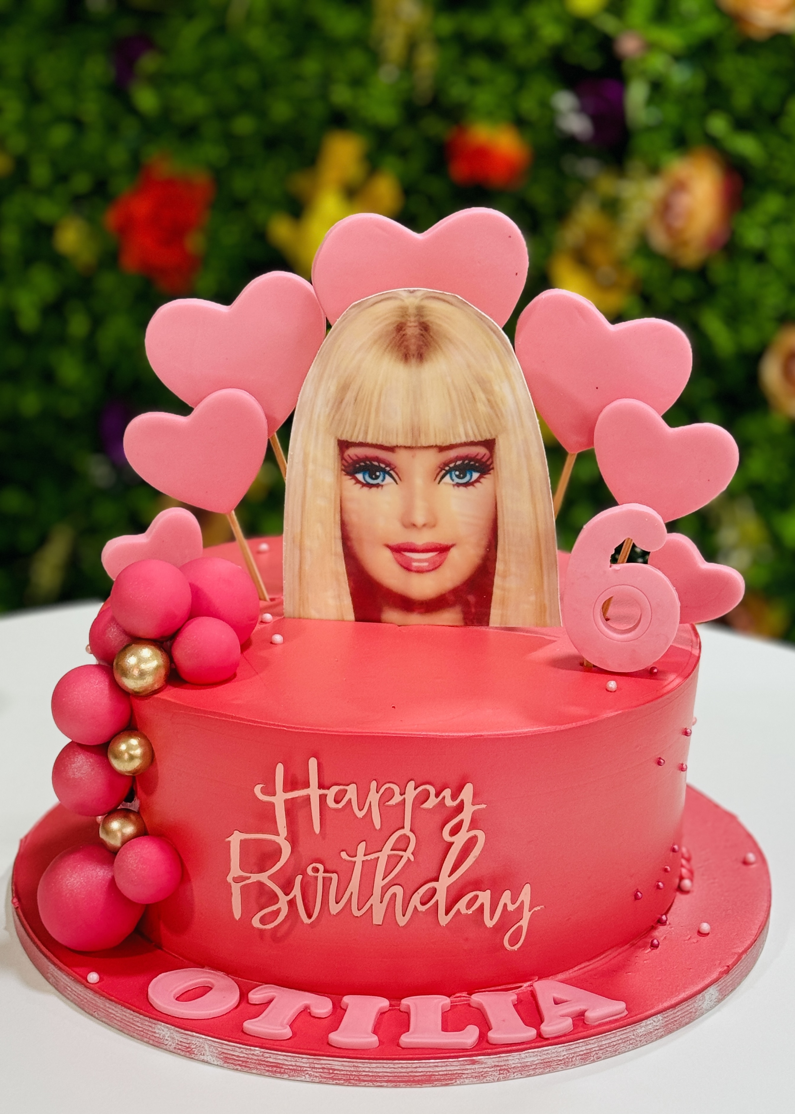 cake image of 8" / 4" (£65)