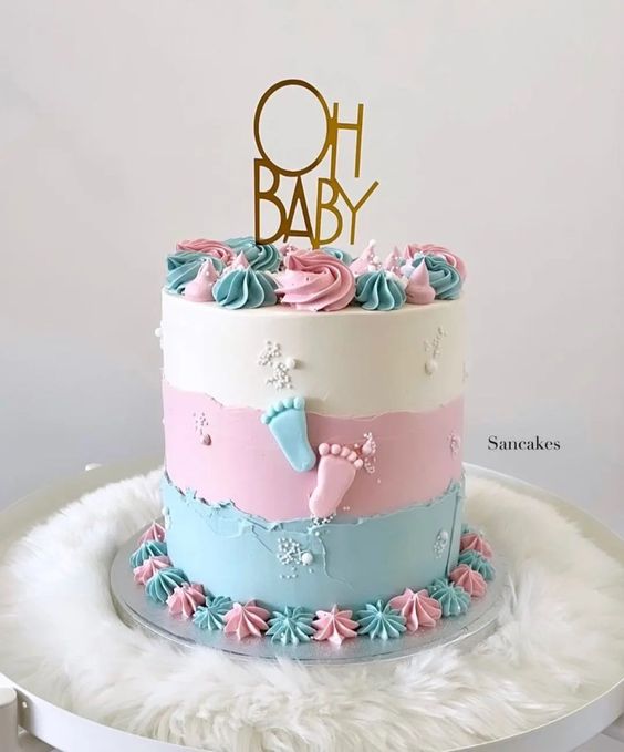 cake image of 8" / 6" (£75)