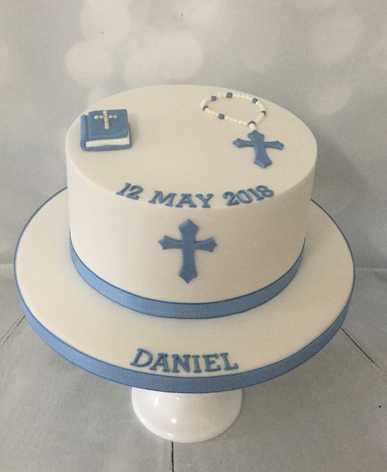 cake image of 8" / 4" (£45)