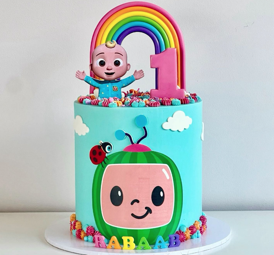 cake image of 8" / 6" (£85)