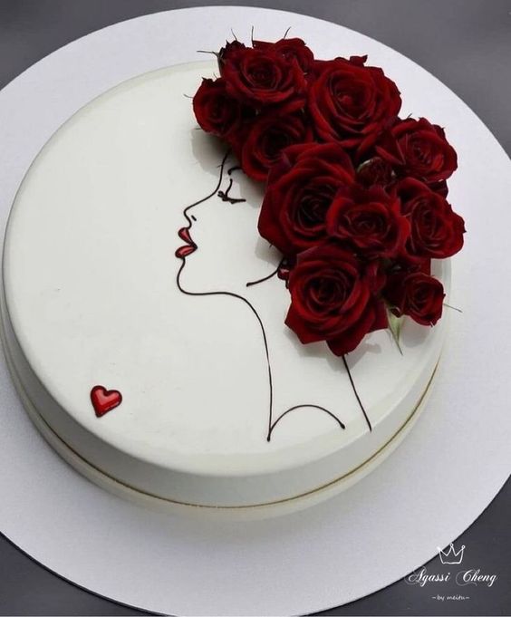 cake image of 10" / 4" (£65)
