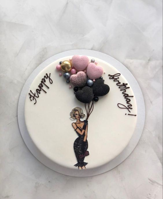 cake image of 10" / 4" (£70)