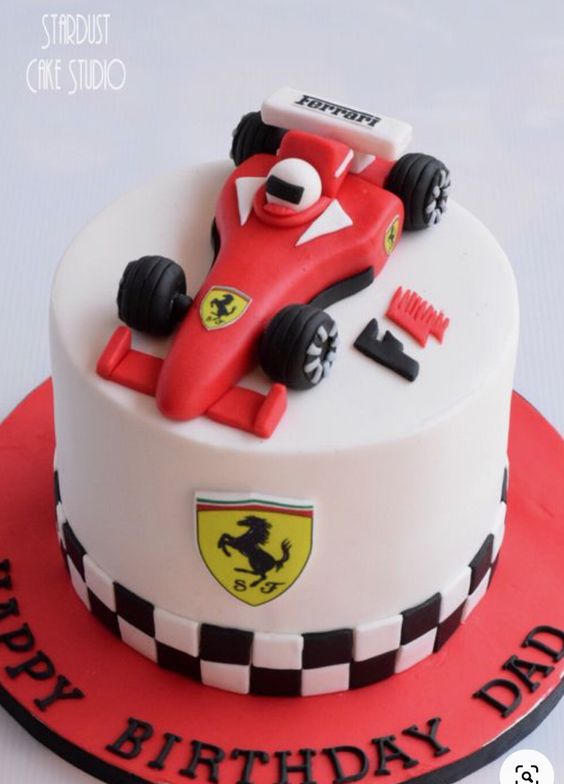 cake image of 8" / 5" (£115)
