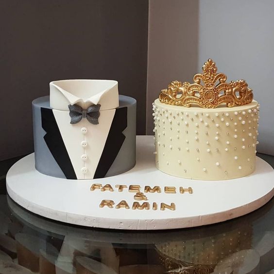 cake image of 8" / 4.5" & 8" / 4.5" Fondant (£165)