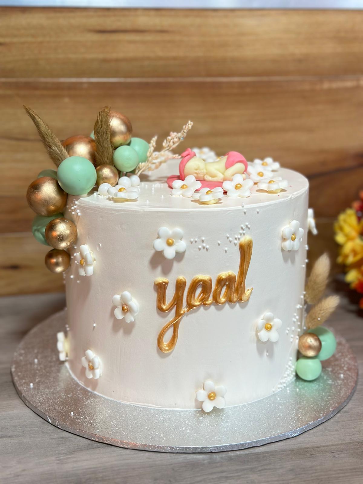 cake image of 8" / 6" (£80)