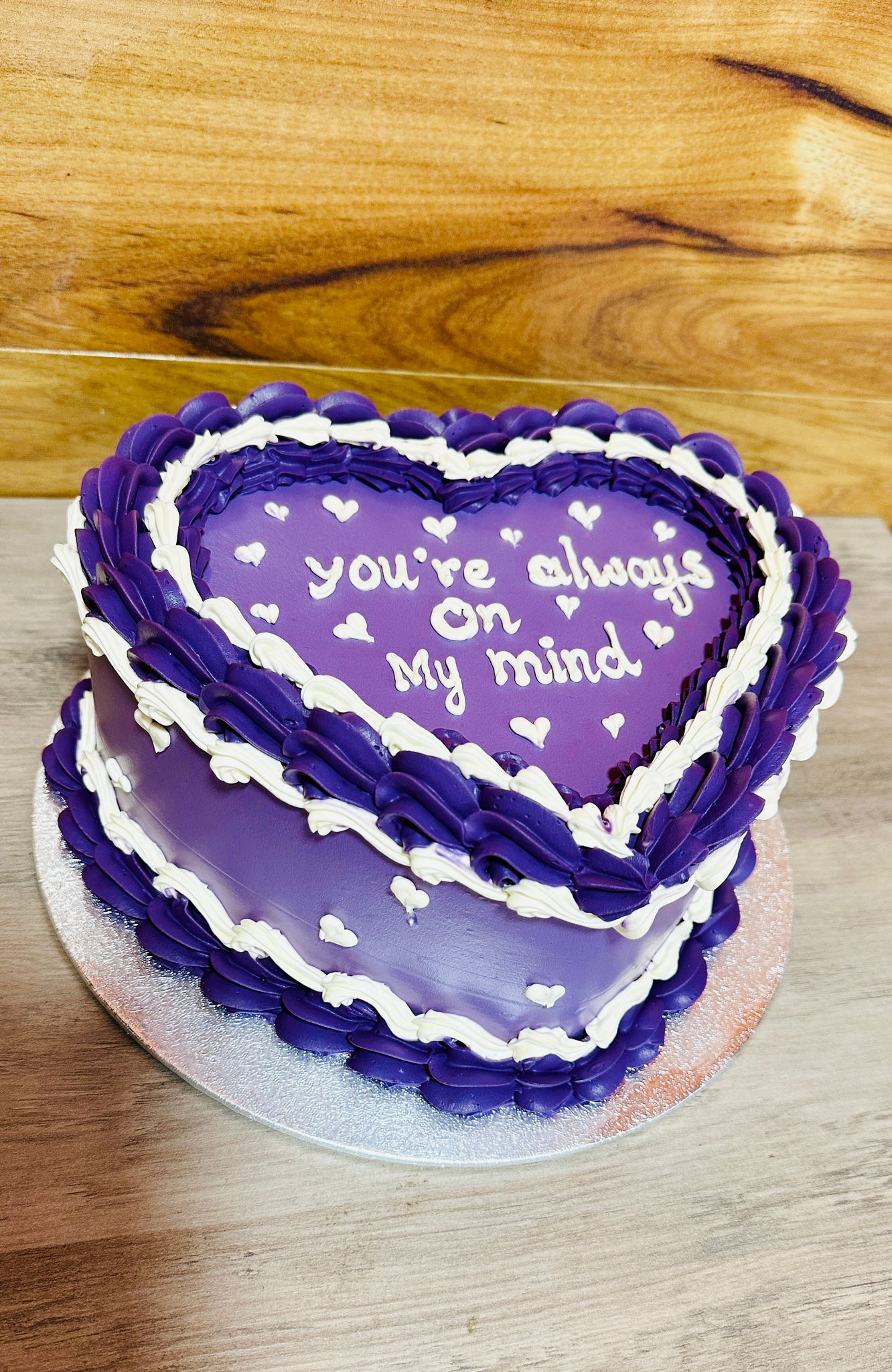 cake image of 8" / 4" (£45)