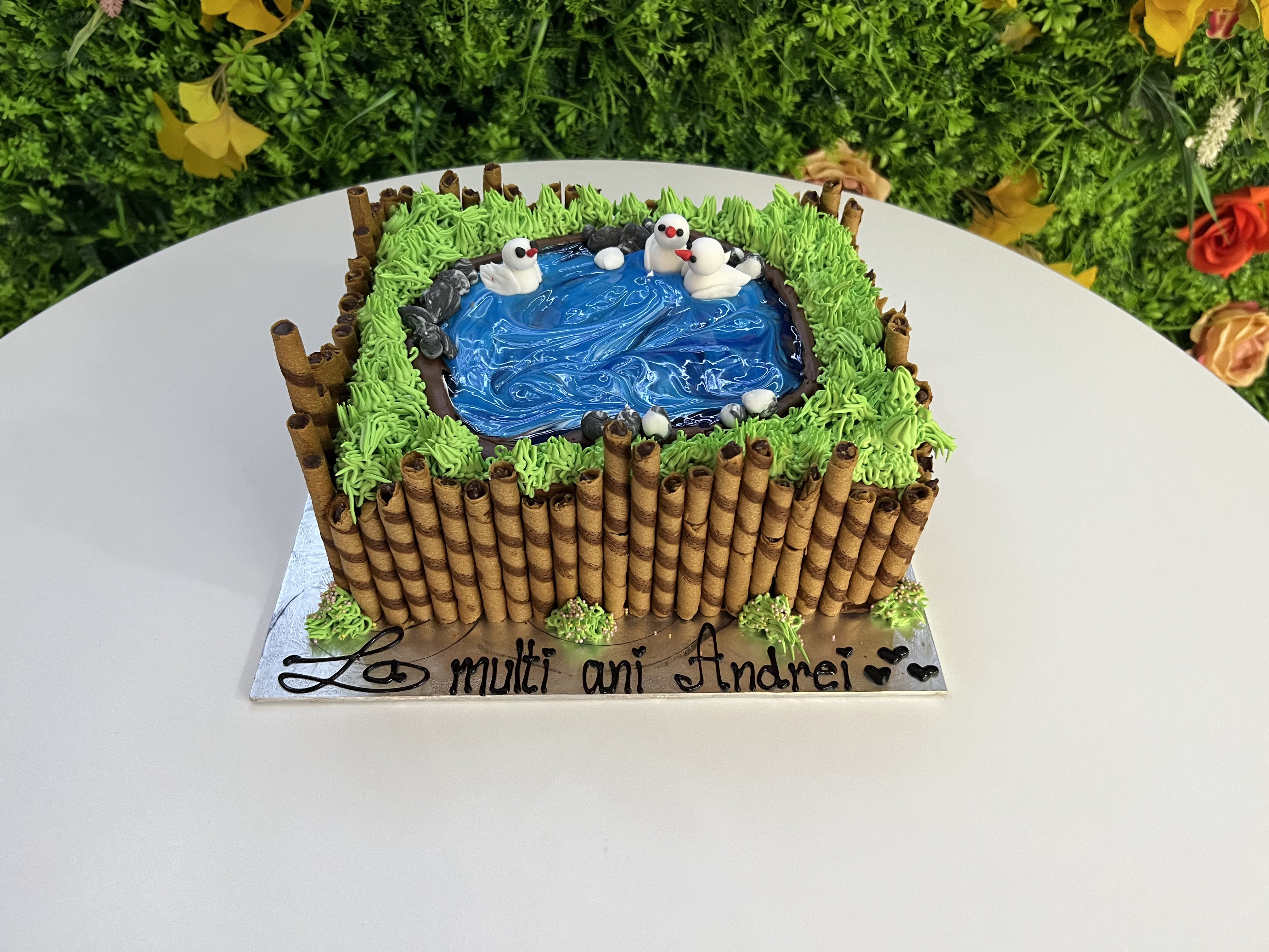 cake image of 8" / 4" (£50)