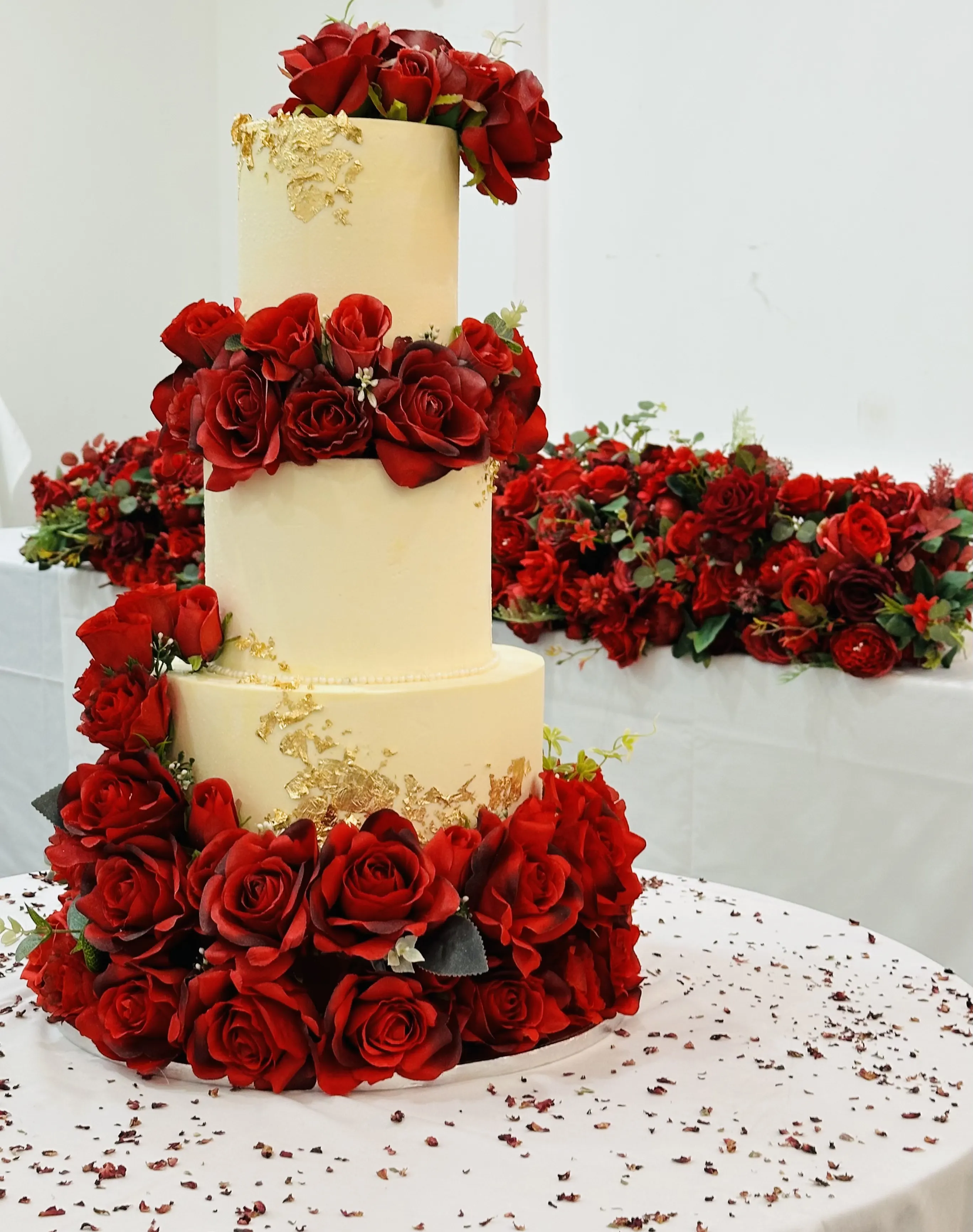 cake image of 12"/5" , 8"/5" and 6"/6" Fresh Cream