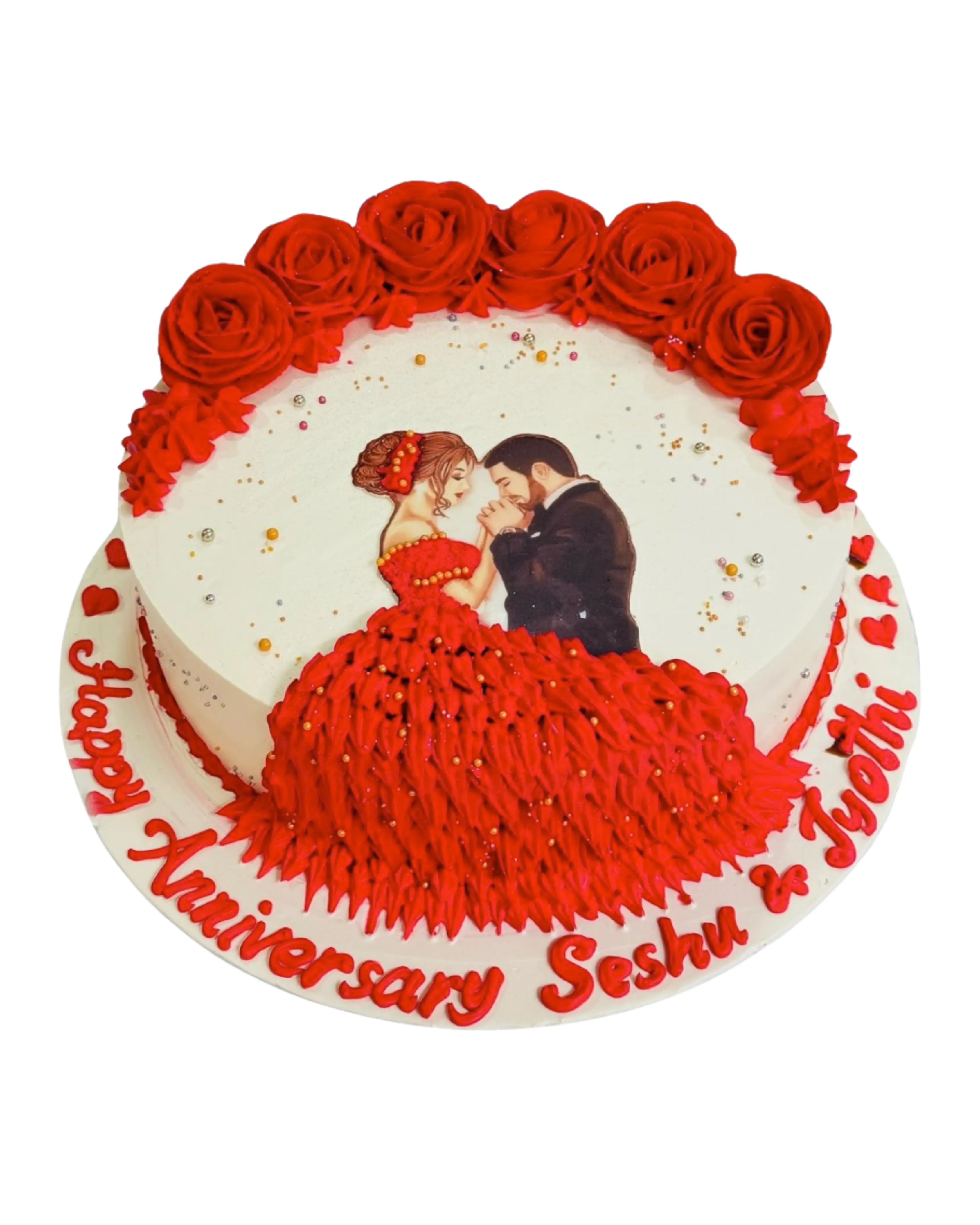 cake image of 8" / 3.5" (£45)