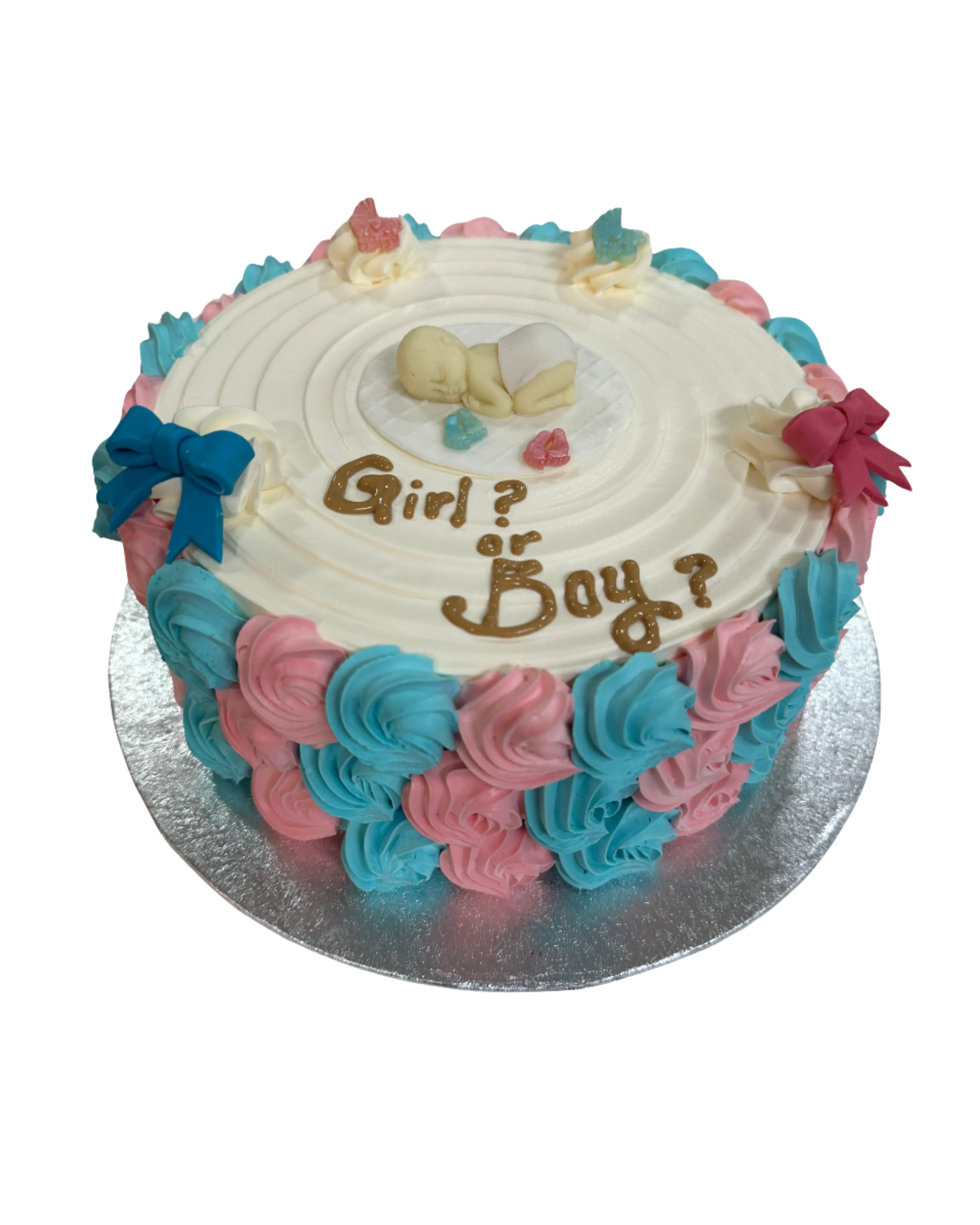 cake image of 8" / 4" (£45)